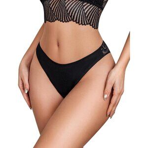 Women Black 1 or 3 Pack Cheeky Underwear Bikini Soft Breathe hipster panties